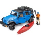 bruder Jeep Wrangler Rubicon Unlimited avec kayak et figurine, Modèle réduit de voiture 02529
