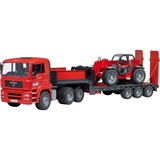 bruder MAN TGA surbaissé avec Manitou MLT633 télescopique, Modèle réduit de voiture 02774