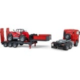 bruder MAN TGA surbaissé avec Manitou MLT633 télescopique, Modèle réduit de voiture 02774