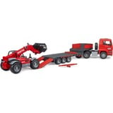 bruder MAN TGA surbaissé avec Manitou MLT633 télescopique, Modèle réduit de voiture 02774