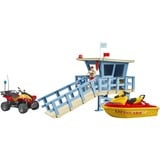 bruder Poste de secours bworld avec quad et scooter des mers personel, Figurine 62780