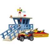 bruder Poste de secours bworld avec quad et scooter des mers personel, Figurine 62780