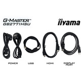 iiyama G-Master GB2771HSU-B1 Red Eagle 27" Moniteur gaming Noir (Mat), 1x DisplayPort, 2x HDMI, 1x USB-C, 1x USB-A, 240 Hz, 68,6 cm (27"), 1920 x 1080 pixels, Full HD, Noir