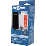 Ansmann APS 2250H adaptateur de puissance & onduleur Intérieure 27 W Noir, Bloc d'alimentation Noir, Universel, Intérieure, 100 - 240 V, 50/60 Hz, 27 W, 12 - 24 V
