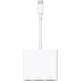Apple Adaptateur multiport USB, USB-C > USB-A + USB-C + prise HDMI Blanc