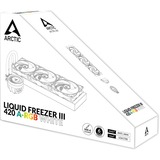 Arctic Liquid Freezer III 420 A-RGB, Watercooling Blanc