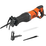 BLACK+DECKER BES301-QS, Scie sabre Orange/Noir