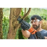 BLACK+DECKER BES301-QS, Scie sabre Orange/Noir