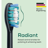 Beurer SC Têtes de brosse Premium Whiten Green Planet, Tête brosse à dent électrique Noir