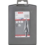 Bosch Coffrets de fraises étagées HSS queue 3 pans, Jeu de mèches de perceuse Perceuse, Foret gradué, Aluminium, Métal non Ferreux, Tuyau, Plastique, Profil, Matériau de panneau sandwich, Acier rapide, 3 pièce(s)