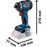 Bosch GSR 18V-90 FC PROFESSIONAL 2100 tr/min SDS Plus 920 g Noir, Bleu, Argent, Perceuse/visseuse Bleu/Noir, Perceuse à poignée pistolet, SDS Plus, Sans brosse, Noir, Bleu, Argent, 1,3 cm, 2100 tr/min