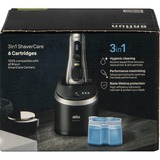 Braun CCR6 Cartouche de nettoyage Cartouche de nettoyage, Bleu, Braun, Braun Clean&Charge, Box, 6 pièce(s)