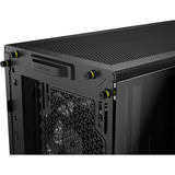Corsair FRAME 4000D WOOD RS boîtier midi tower Noir/bois | 2x USB-A | 1x USB-C | RGB | Verre Trempé