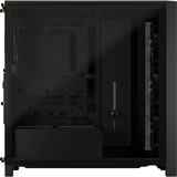 Corsair FRAME 4000D WOOD RS boîtier midi tower Noir/bois | 2x USB-A | 1x USB-C | RGB | Verre Trempé