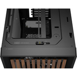 Corsair FRAME 4000D WOOD RS boîtier midi tower Noir/bois | 2x USB-A | 1x USB-C | RGB | Verre Trempé