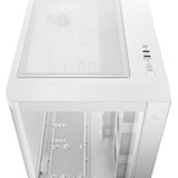 DeepCool CG530U 4F WH boîtier midi tower Blanc | 2x USB-A | 1x USB-C | RGB | Verre Trempé