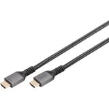 Digitus Câble de connexion HDMI Ultra Haute Vitesse, avec Ethernet, UHD 8K Noir/gris