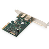 Digitus Carte PCIe USB Type-C™ + USB A, Carte d'interface 
