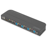 Digitus Commutateur KVM DisplayPort 4 ports, Switch KVM 