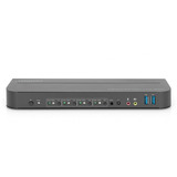 Digitus Commutateur KVM DisplayPort 4 ports, Switch KVM 