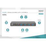 Digitus Commutateur KVM DisplayPort 4 ports, Switch KVM 
