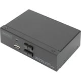 Digitus Commutateur KVM, 2 ports, Simple affichage, 4K, HDMI®, Switch KVM Noir, 2 ports, Simple affichage, 4K, HDMI®, 3840 x 2160 pixels, 4K Ultra HD