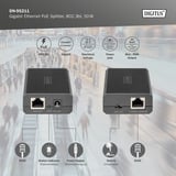 Digitus Séparateur PoE Ethernet Gigabit, 802.3bt, 51 Watt Noir