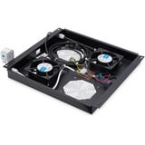 Digitus Unité de ventilation de toit pour armoires réseau de série Unique & Varioflex-N, armoires réseau et armoires serveur Dynamic Basic module de ventilation Noir, armoires réseau et armoires serveur Dynamic Basic, Panneau ventilation, Noir, 2 ventilateur(s), 276 m³/h, Turquie, Varioflex-N, Unique Network, Dynamic Basic
