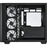 FSP M580-BA Midi Tower Noir, boîtier pc Noir | 2x USB-A | 1x USB-C | RGB | Window