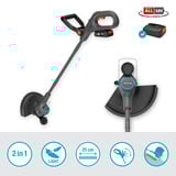 GARDENA Coupe-bordures sans fil EasyTrim 25/18V P4A Gris/Turquoise