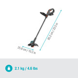 GARDENA EasyTrim 25/18V P4A, 14704-20, Coupe-bordures Gris/Turquoise