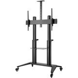 HAGOR BrackIT Stand HD XXL 3,05 m (120") Noir, Stand system Noir, 140 kg, 165,1 cm (65"), 3,05 m (120"), 1000 x 600 mm, 1250 - 1600 mm, -5 - 10°