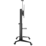 HAGOR BrackIT Stand HD XXL 3,05 m (120") Noir, Stand system Noir, 140 kg, 165,1 cm (65"), 3,05 m (120"), 1000 x 600 mm, 1250 - 1600 mm, -5 - 10°