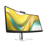 HP Series 5 Pro Écran de conférence WQHD USB-C 34 pouces - 534pm 34" Moniteur UltraWide incurvé Noir/argent, 1x DisplayPort, 1x HDMI, 2x USB-C, 3x USB-A, 1x RJ-45, 86,4 cm (34"), 3440 x 1440 pixels, Wide Quad HD, LCD, 5 ms, Noir