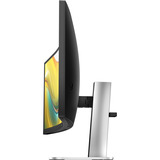 HP Series 5 Pro Écran de conférence WQHD USB-C 34 pouces - 534pm 34" Moniteur UltraWide incurvé Noir/argent, 1x DisplayPort, 1x HDMI, 2x USB-C, 3x USB-A, 1x RJ-45, 86,4 cm (34"), 3440 x 1440 pixels, Wide Quad HD, LCD, 5 ms, Noir