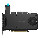 Icy Dock ExpressSlot Slide MB204MP-1B, Carte d'interface Noir