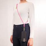 Intenso Cell Phone Charging Lanyard 7991004, Câble Néon rose