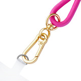 Intenso Lanière pour téléphone portable et câble de charge/données Néon rose