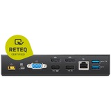 Lenovo 03X7194 station d'accueil Avec fil USB 3.2 Gen 1 (3.1 Gen 1) Type-C Noir Noir, Avec fil, USB 3.2 Gen 1 (3.1 Gen 1) Type-C, 3,5 mm, 10,100,1000 Mbit/s, Noir