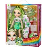 MGA Entertainment Classic Rainbow Jade, Poupée Rainbow High Classic Rainbow Jade, Poupée mannequin, Femelle, 4 an(s), Garçon/Fille, 280 mm, Multicolore