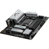MSI B650M GAMING PLUS WIFI carte mère socket AM5 Noir/Argent, RAID, 2.5 Gb-LAN, Wi-Fi 6E, BT 5.3, Sound, µATX
