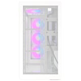 Montech  boîtier midi tower Blanc | 2x USB-A | 1x USB-C | RGB | Window