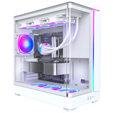 Montech  boîtier midi tower Blanc | 2x USB-A | 1x USB-C | RGB | Window