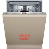 Neff N 50 Entièrement intégré 14 couverts B, Lave-vaisselle Entièrement intégré, Taille maximum (60 cm), Argent, Blanc, Boutons, Sans fil, LED