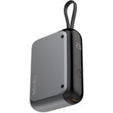 Nevox POWERBANK 10000mAh, câble USB-C intégré Gris