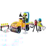 PLAYMOBIL Action Heroes Chantier routier, Jouets de construction 