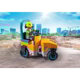 PLAYMOBIL Action Heroes Chantier routier, Jouets de construction 