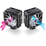 RAIJINTEK ELEOS 12 DUO RBW Refroidisseur CPU RGB  Connecteur de ventilateur PWM à 4 broches