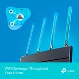 TP-Link Archer AX12 routeur sans fil Fast Ethernet Bi-bande (2,4 GHz / 5 GHz) Noir Wi-Fi 6 (802.11ax), Bi-bande (2,4 GHz / 5 GHz), Ethernet/LAN, Noir, Routeur