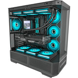 Thermaltake SWAFAN 140 EX INFINITY ventilateurs de boîtier RGB  Noir, 3 pièces, 144 x 140 x 28 mm, PWM